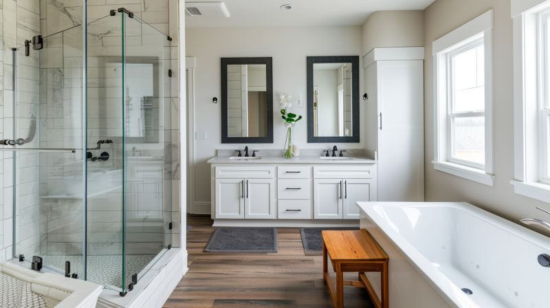 Renovated Bathroom with Walk-in Shower